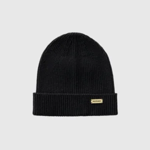 DAWSON Fish Rib Knit Wool Blend Beanie