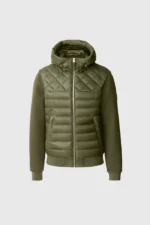 FLETCHER Mixed-Media Down Hooded Mackage Jacket
