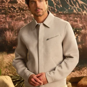 HAYES-HB Double-Face Wool Workwear Jacket in Herringbone