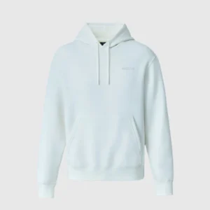 KOLTON Double-Face Jersey Logo White Hoodie