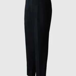 MARTIN-Z Pleated wool pants with elasticized waist
