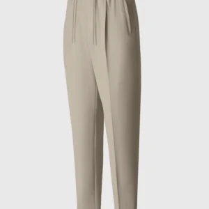 MARTIN-Z Pleated wool Brown pants with elasticized waist
