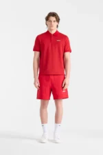 PABLO-CR Flat Knit Rib Collar Polo Shirt