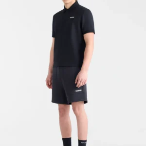 PABLO-CR Flat Knit Rib Collar Polo