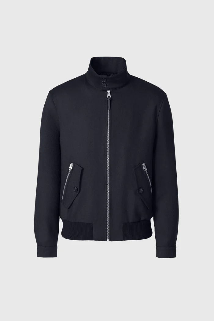 ROYCE Wool Gabardine Blouson Jacket ROYCE Wool Gabardine Blouson Jacket